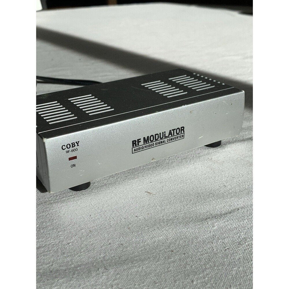 COBY MODULATOR AUDIO VIDEO SIGNAL CONVERTER RF-600 TV HAM RADIO CB ETC